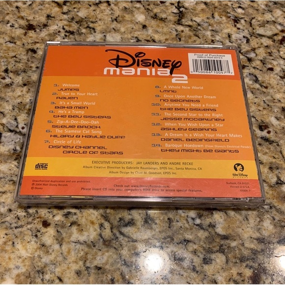 Disney Mania 2 CD - Picture 2 of 2
